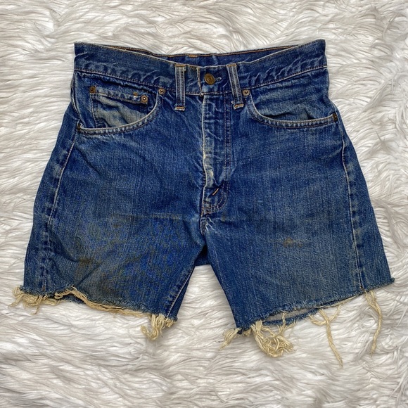 Levi's vintage 1960's cutoff 505 denim shorts